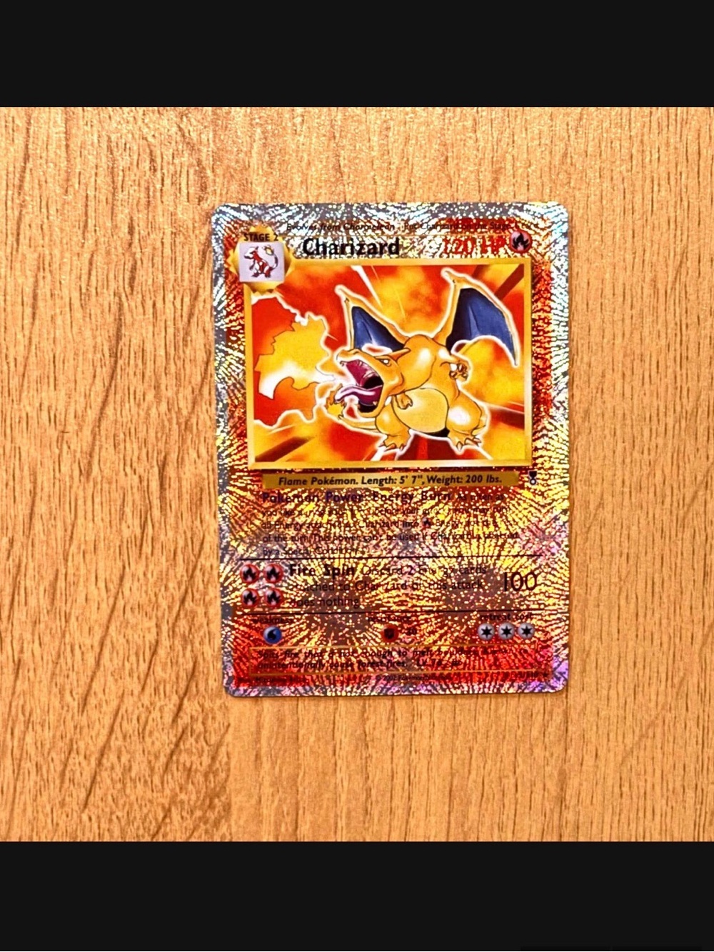 Charizard legendary collection reverse holo customized card